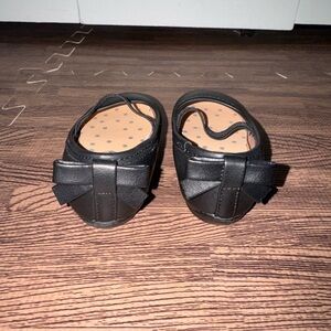 Black Kids Shoes with Bow